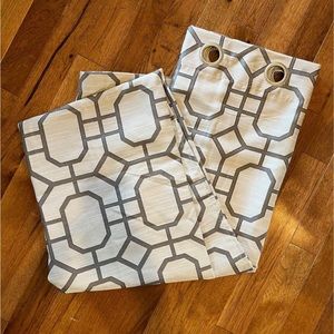 Geometric Shape Curtains (pair)